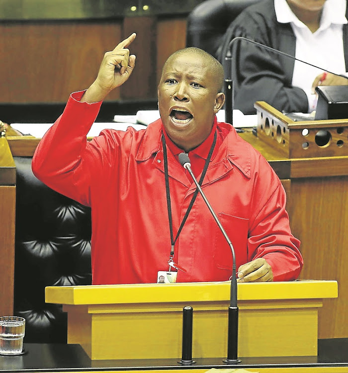 EFF leader Julius Malema and the EFF are appealing judge Elias Matojane’s ruling that the party has to pay the former finance minister R500‚000 for defamatory and false statements.