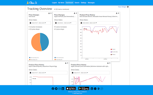 Glass It Price Tracker