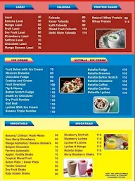 Lassi Shop menu 1