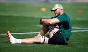 Duane Vermeulen during a Springbok training session at Rugby Club Toulonnais in Toulon, France, on Tuesday.