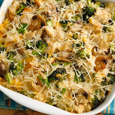 Chicken Rice Broccoli Casserole Cream Of Mushroom Recipes | Yummly