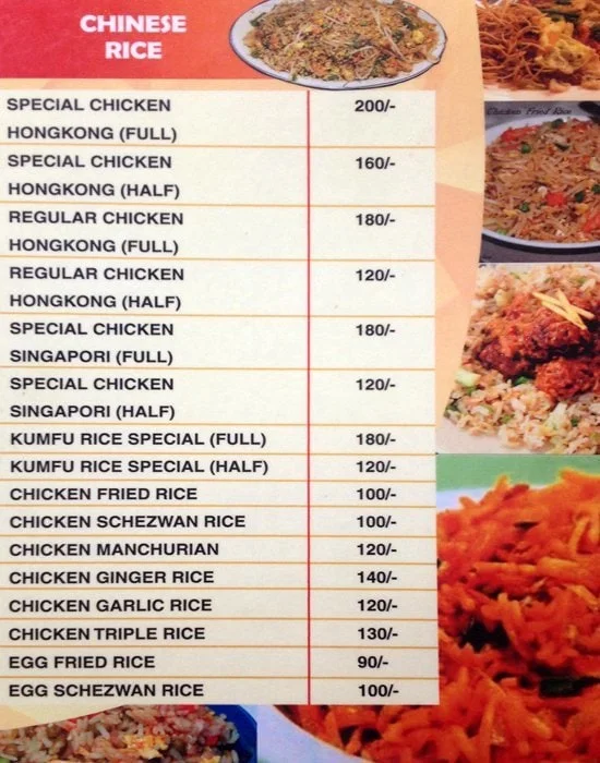 Ya Khwaja Garib Nawaz Hotel menu 