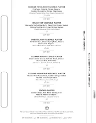 Esquire - Hotel Samrat menu 3