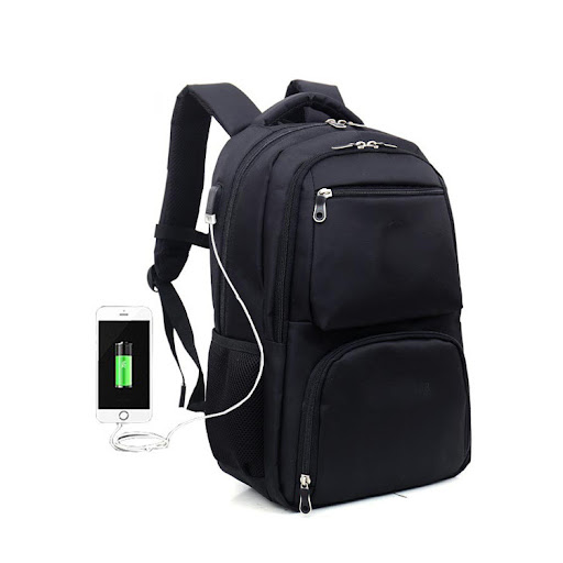 Title 3, Multifunctional Charging Backpack Charge device...