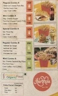 Harbhole Kachhi Dabeli & Cafe menu 3