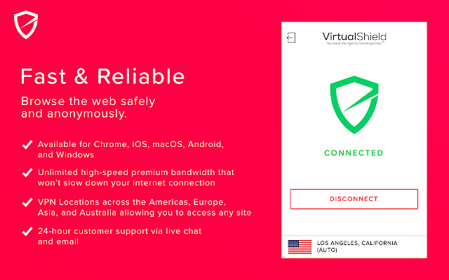 VirtualShield - Fast and reliable VPN