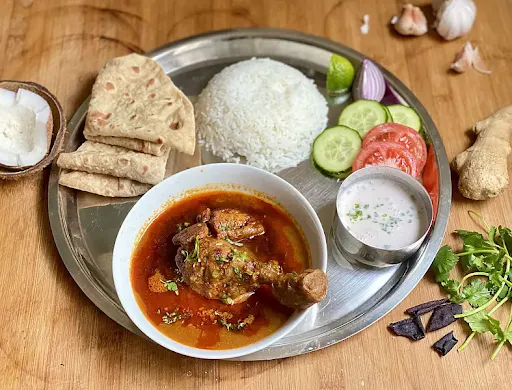 Malvani Chicken Thali