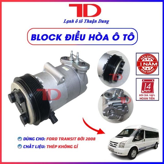 Block Máy Lạnh Ô Tô Ford Transit 2008