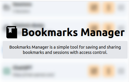 Bookmarks Manager small promo image