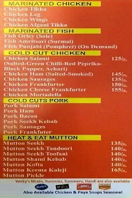 Sardar A Pure Meat Shop menu 3