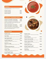 The Royal Champaran House menu 1