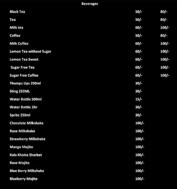 Damodaram menu 