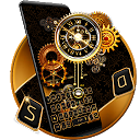 Download Luxury Golden Clock Keyboard Theme Install Latest APK downloader