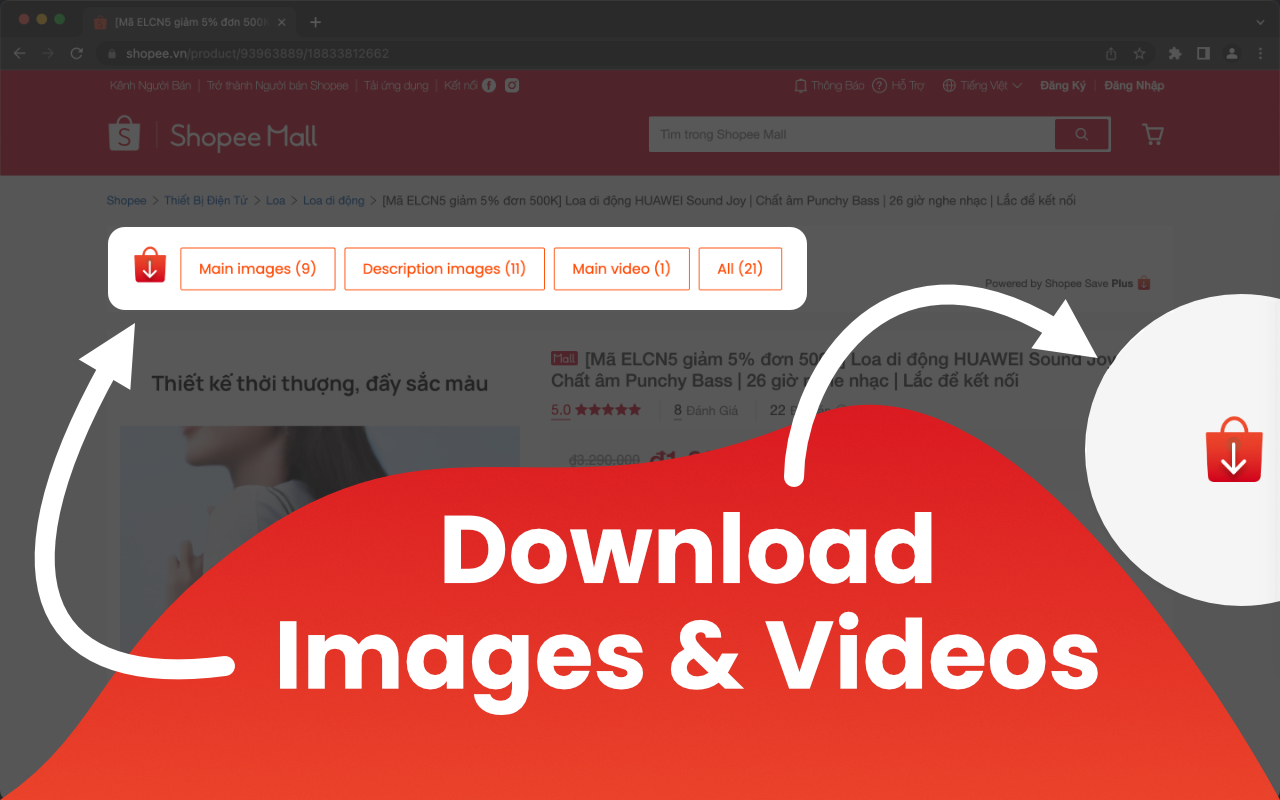 Shopee Save Plus - Download Images & Videos Preview image 5