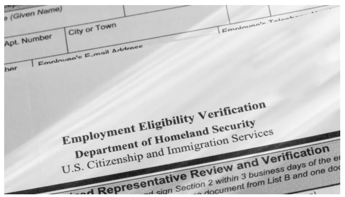 New hire employment eligibility verification document
