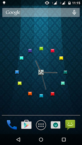 Colorfull Clock Live Wallpaper