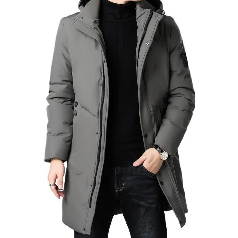 Abrigo con capucha holgado para hombre ideal para un estilo casual y cómodo. Perfecto para el uso diario y climas frescos.