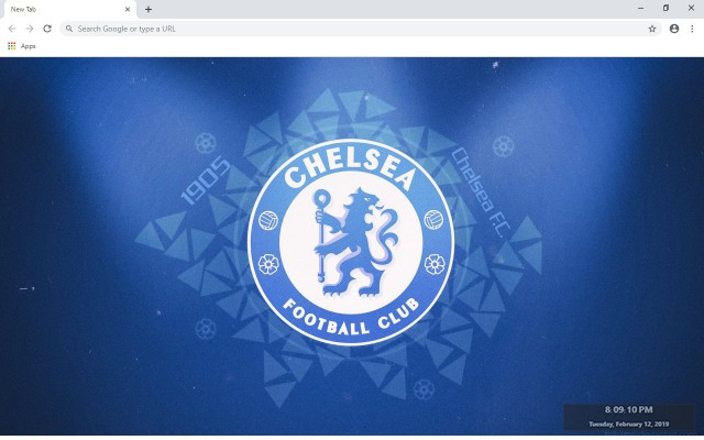 Chelsea New Tab & Wallpapers Collection