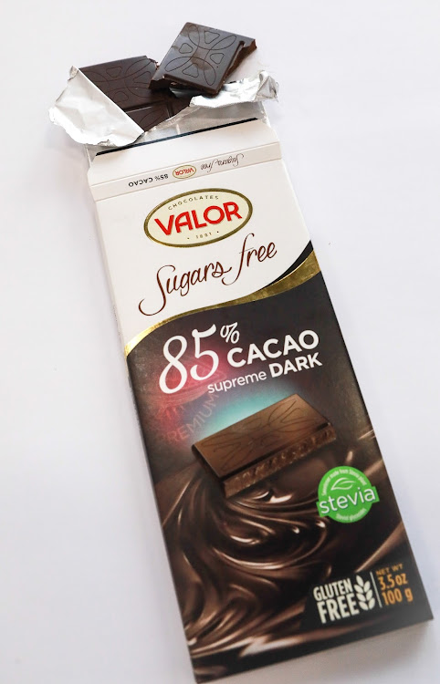 Valor chocolate's flavours include dark orange, mint and hazelnut praline.