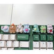 Keycap Lẻ Phím Lẻ Baby Thú Cưng Dễ Thương R4 Pbt