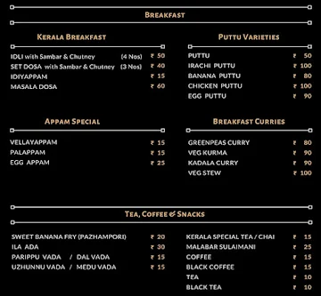 Keraabian Spices Kerala Delivery Kitchen menu 