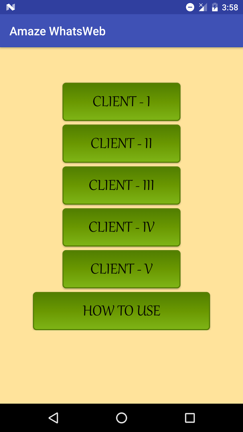 Client-IV Screen 1
