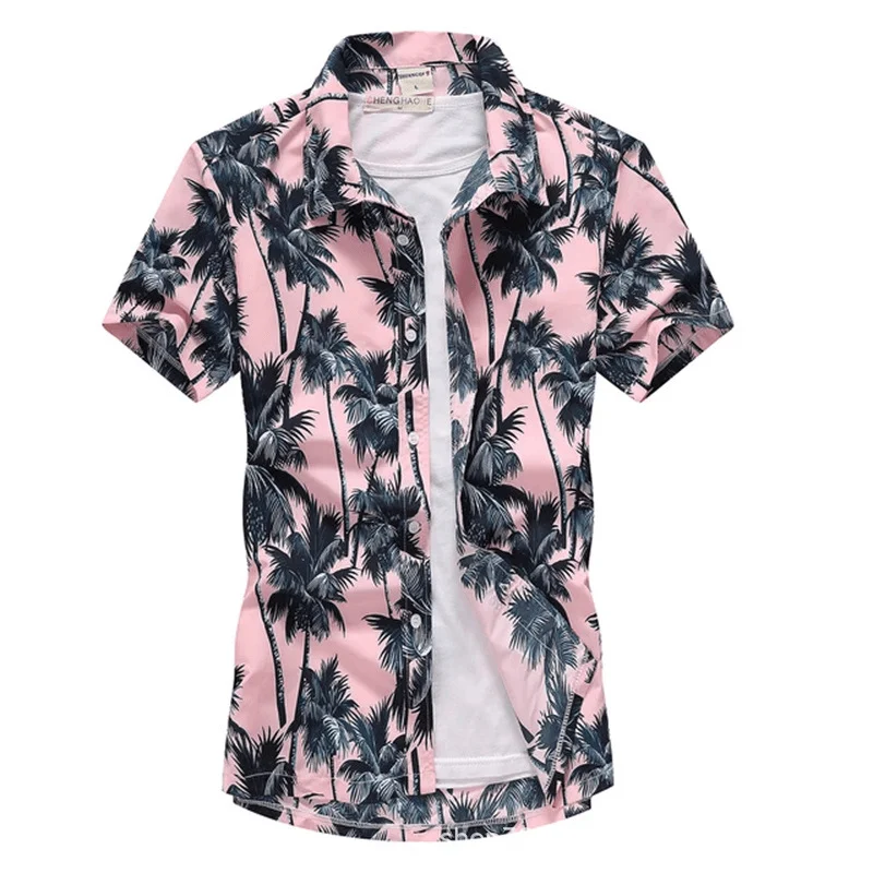 Lapel Loose-fit Thin Men's Shirt