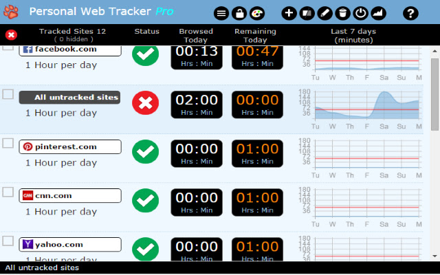 Personal Web Tracker