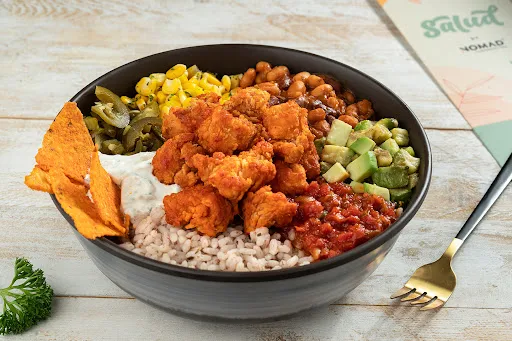 Crispy Chipotle Chilly Chicken Burrito Bowl