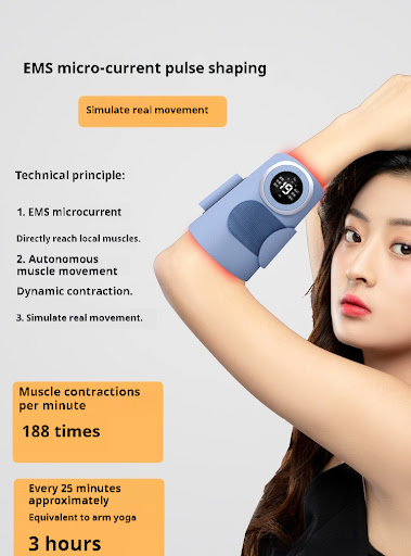 Title 8, ARM Hot Compress Massage Instrument Shake Power...