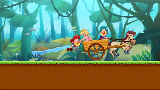Screenshot Bin's Adventure - running game