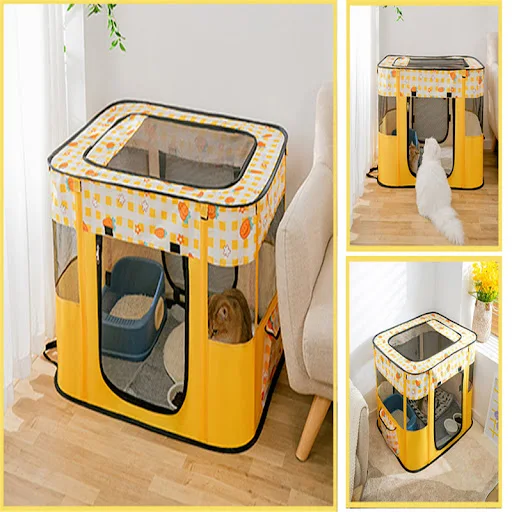 Kitten Lounger Cushion Cat House Sweet Cat Bed Basket Cozy Tent Folding Tent for Puppies and Kittens In Delivery Room Ca