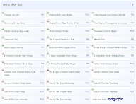 Mr Sub menu 4