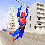 Cover Image of ดาวน์โหลด Grand Flying Robot Rope Hero - Crime City Gangster 1.0.1 APK