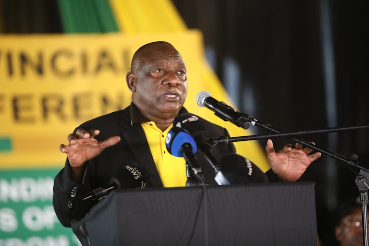 ANC president Cyril Ramaphosa and his allies have proposed barring criminally charged ANC members from vying for leadership posts. File photo.