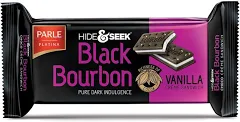 Parle Hide And Seek Black Bourbon Vanilla Cream Sandwich - 100 gm