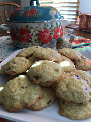 Cookies right out of the oven.