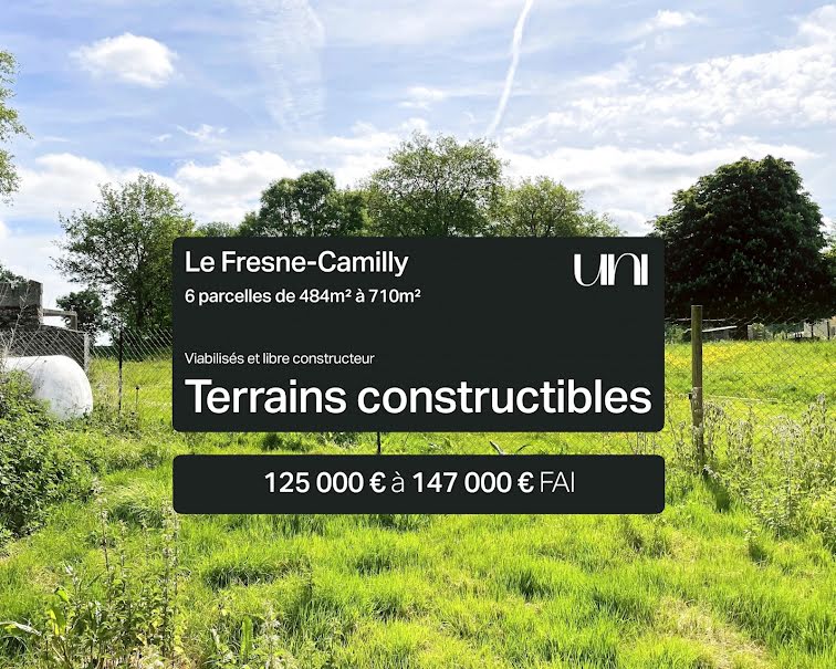 Vente terrain  490 m² à Le Fresne-Camilly (14480), 125 000 €