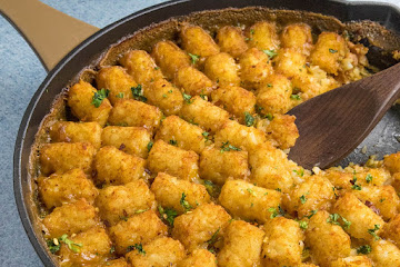 Cajun Ham and Turkey Tater Tot Casserole – Recipe