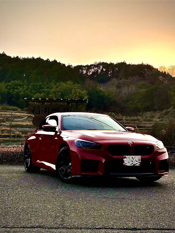 M2 クーペの棚田とコラボ・奈良・夕焼け・BMW M2・ツーリングに関するカスタム事例の投稿画像1枚目