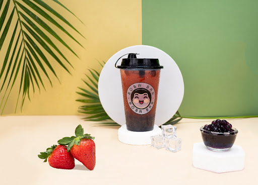 Strawberry Boba Tea