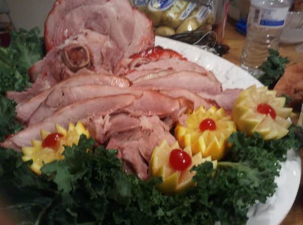 Spiral Ham with Cranberry Glaze image