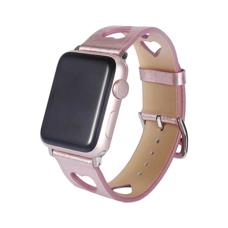 Love Skeleton iWatch Ademende Dames Horlogeband, Comfortabel en Stijlvol, Ideaal voor Dagelijks Gebruik.