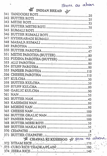 Navrang Veg Restaurant menu 