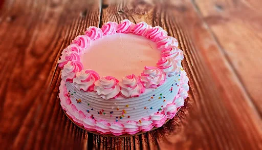 Vanilla Celebration Cake Eggless