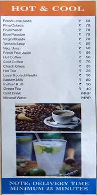 New Dilli Darbar Restaurant menu 3