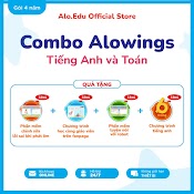 [Gói 4 Năm] Combo Alowings Tiếng Anh Và Toán - Ứng Dụng Học Tập Chuẩn Chương Trình Cấp 2 Chính Quy