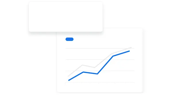 Linjediagram som visar sökintresse