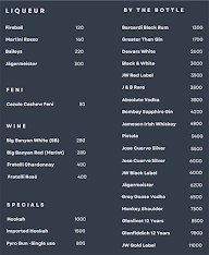 The Origin Sports Bar & Cafe menu 5