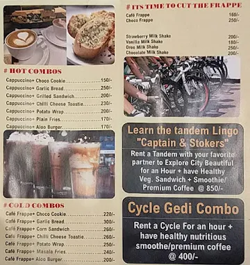 Cyclist Cafe menu 